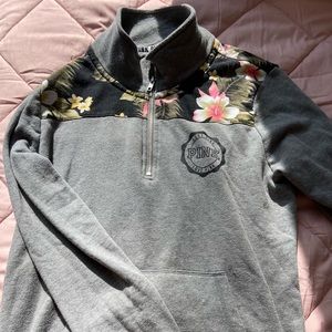 Pink Victoria Secret Quarter Zip